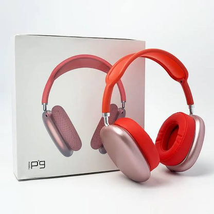 P9 Wireless Headphones | Bluetooth Over-Ear | High Bass & Clear Sound | Foldable & Portable | Noise Reduction (Random Colour)