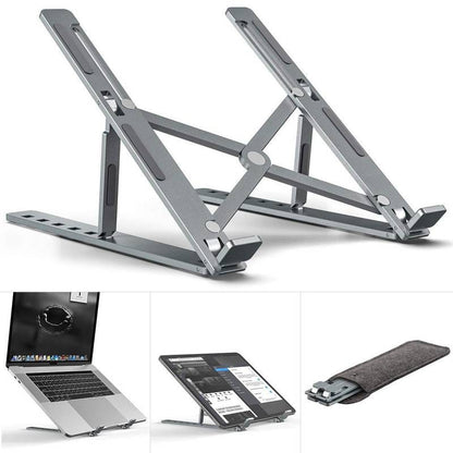 Folding Adjustable Steel Laptop Stand